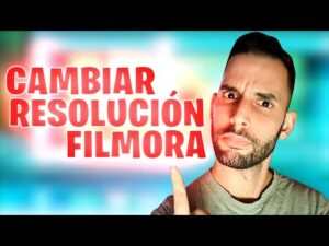 Cómo cambiar la resolucion de un vídeo en Filmora