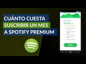 Cuál es el precio de Spotify